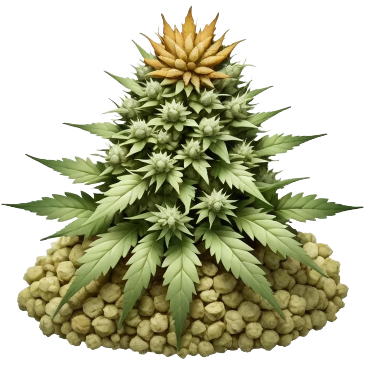 white color marijuana emoji