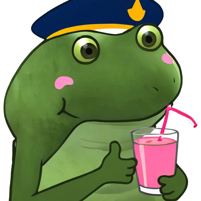 cute pink drink emoji