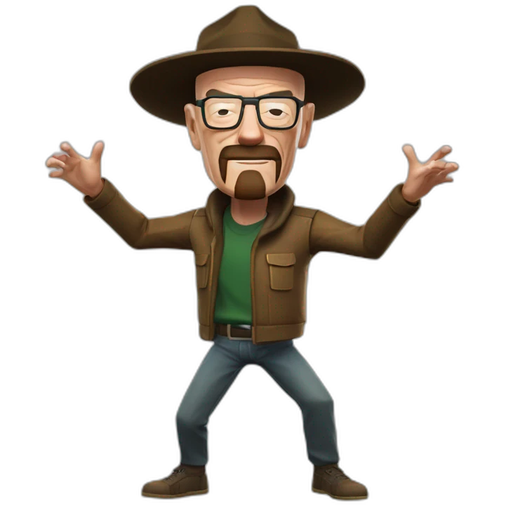 walter white fortnite dancing emoji