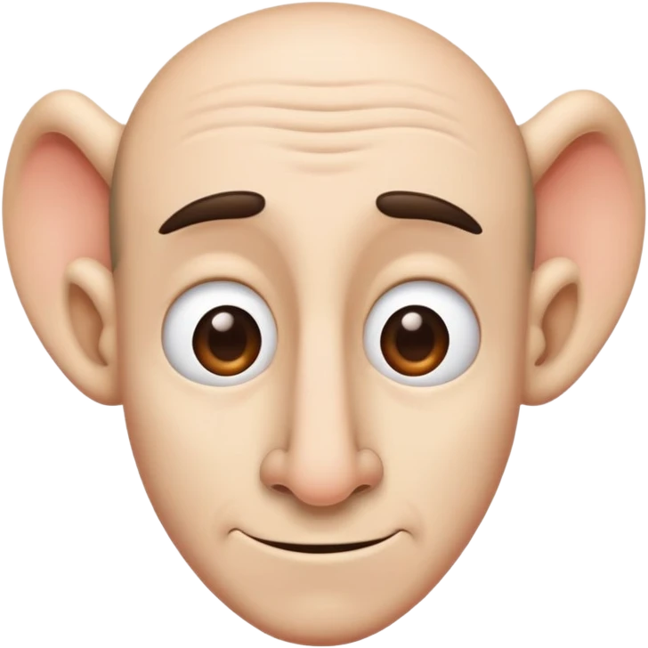 character with a big nose emoji