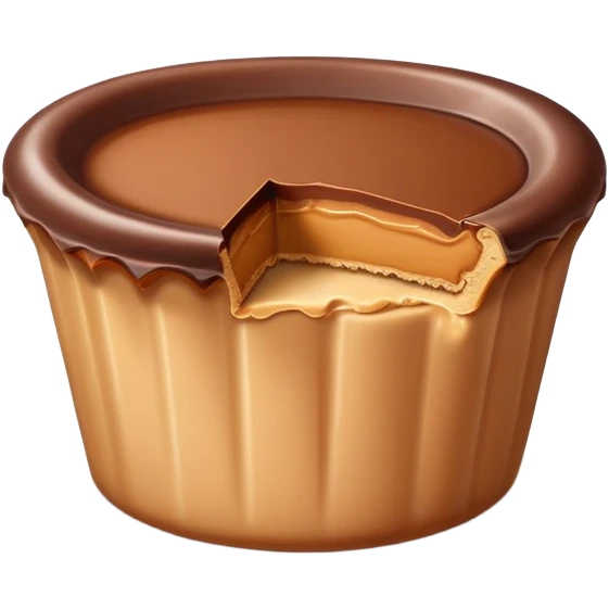 Peanut butter cup emoji
