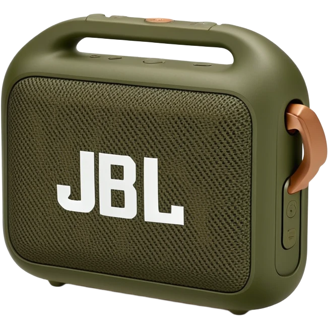 JBL Go Clip 4 bluetooth speaker in camouflage pattern emoji
