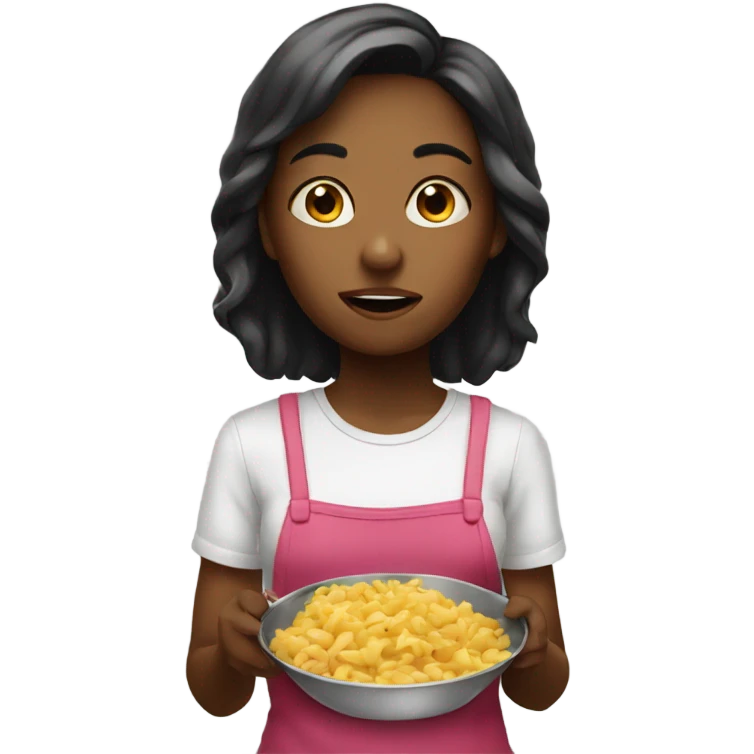 Girl hungry  emoji