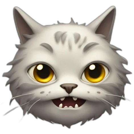 Cat monster emoji