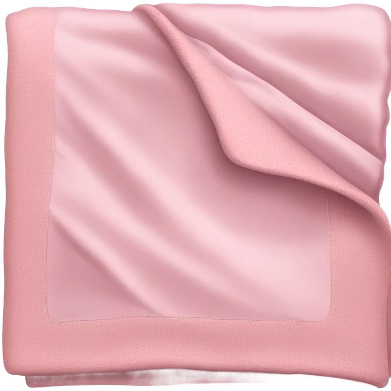 Light pink blanket folded up  emoji