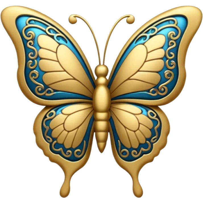 heart with a butterfly motif emoji