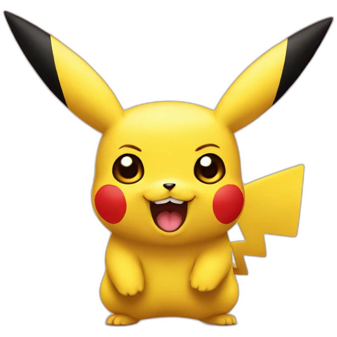 Pikachu-fierce emoji