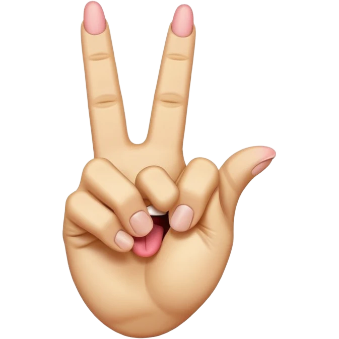 Middle finger with this emoji 😛 emoji