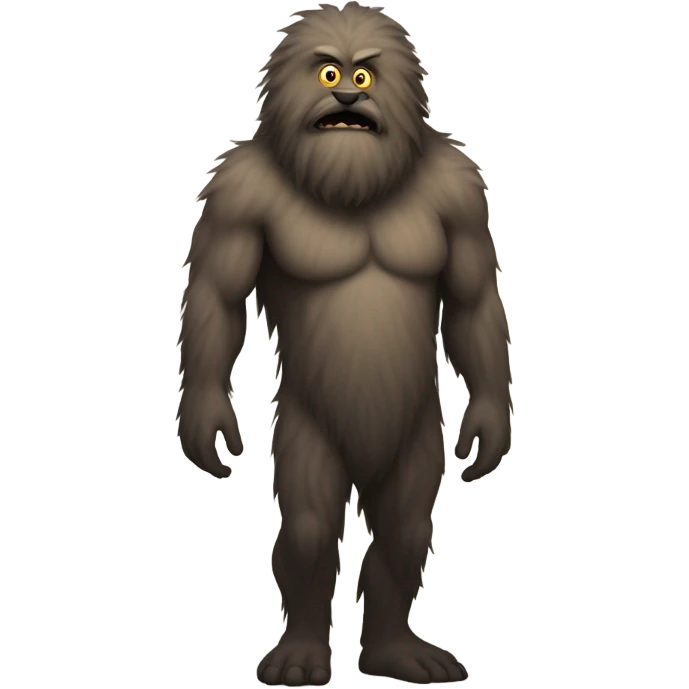 Bigfoot emoji