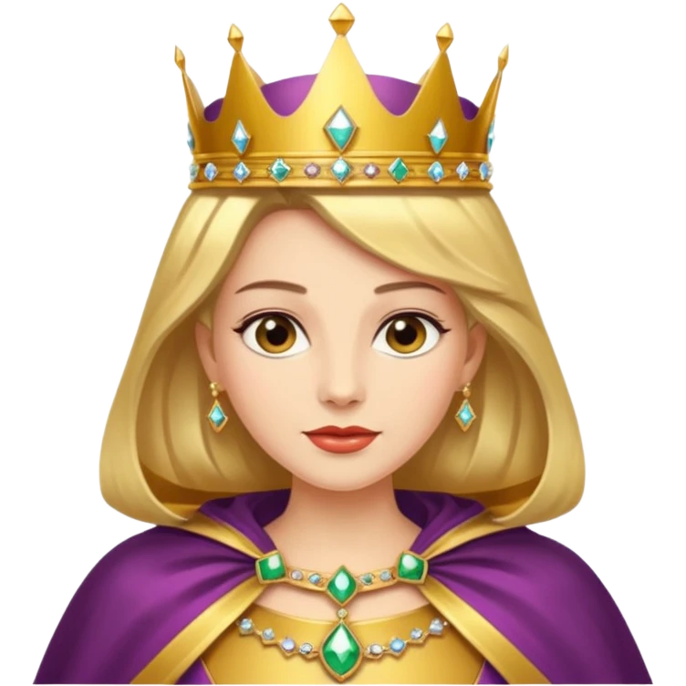 gold Cape Queen emoji