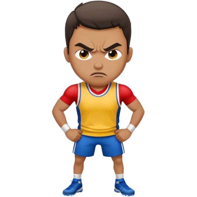 angry athleteperson emoji