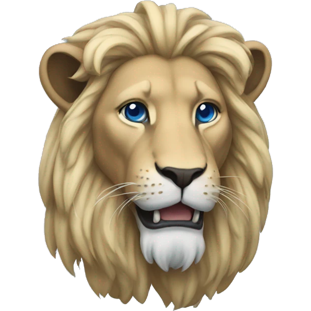 Blue lions emoji