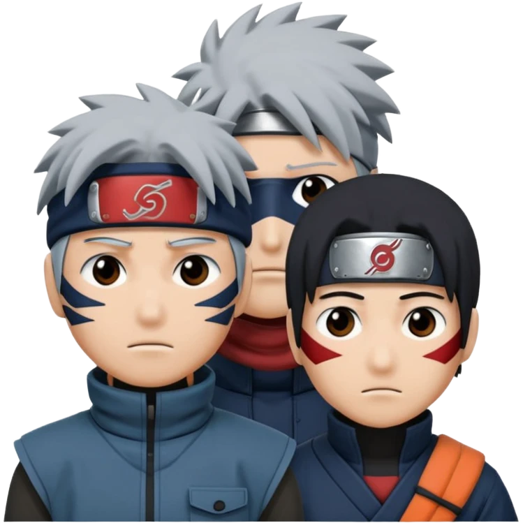 Какаши и Итачи emoji