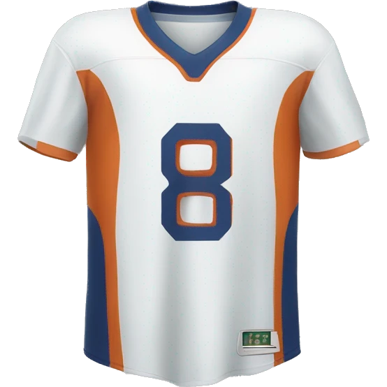 sports jersey without a person emoji