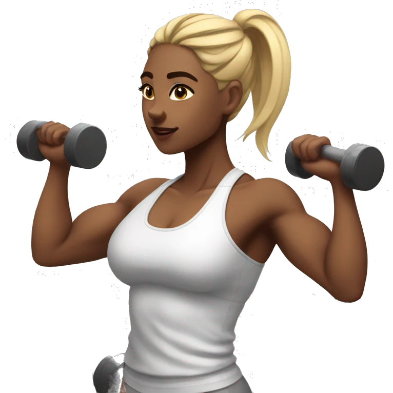 gym girl aesthetic  emoji