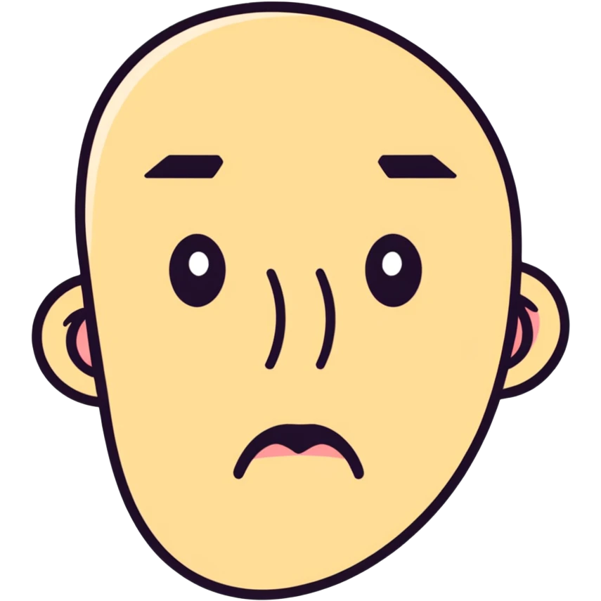 emoji with confused face emoji