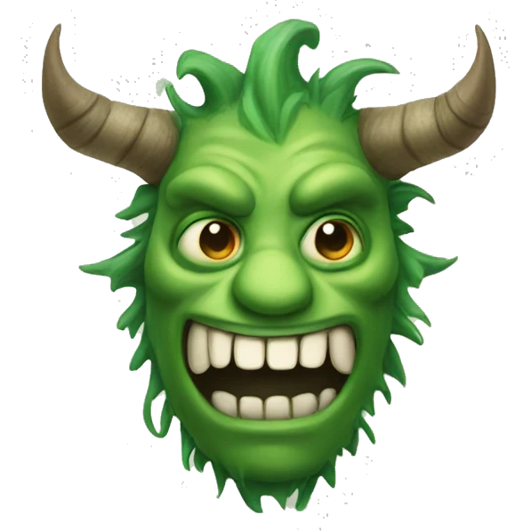 greenhorn monster emoji