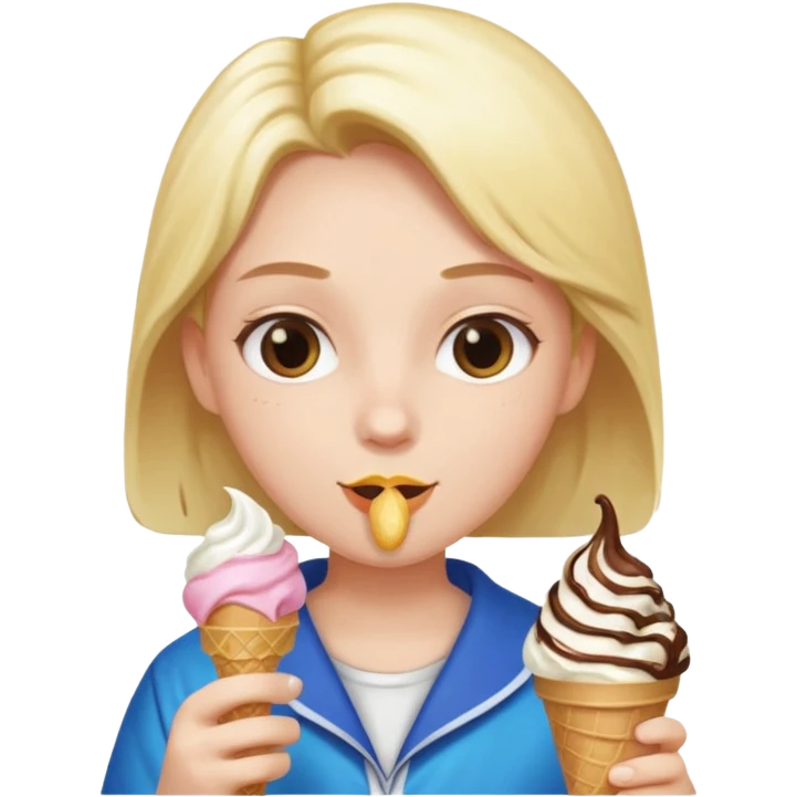Only Icecream 5 bond mix mage in professional look emoji