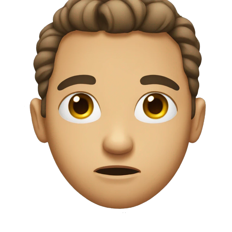 Guilty face emoji