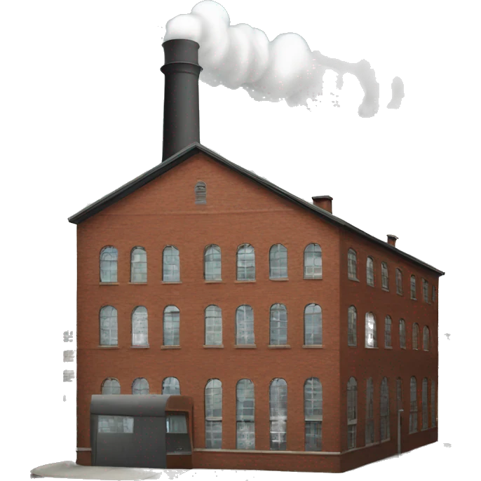 old factory with chimney emoji