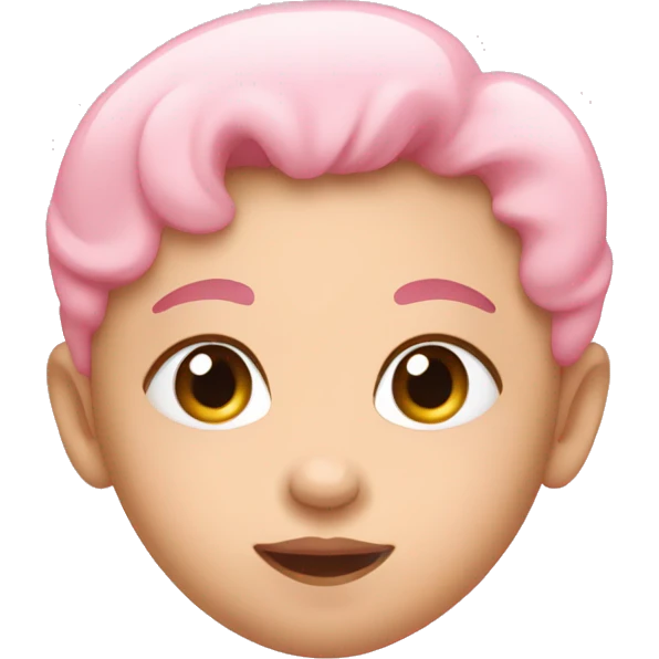Baby pink heart emoji