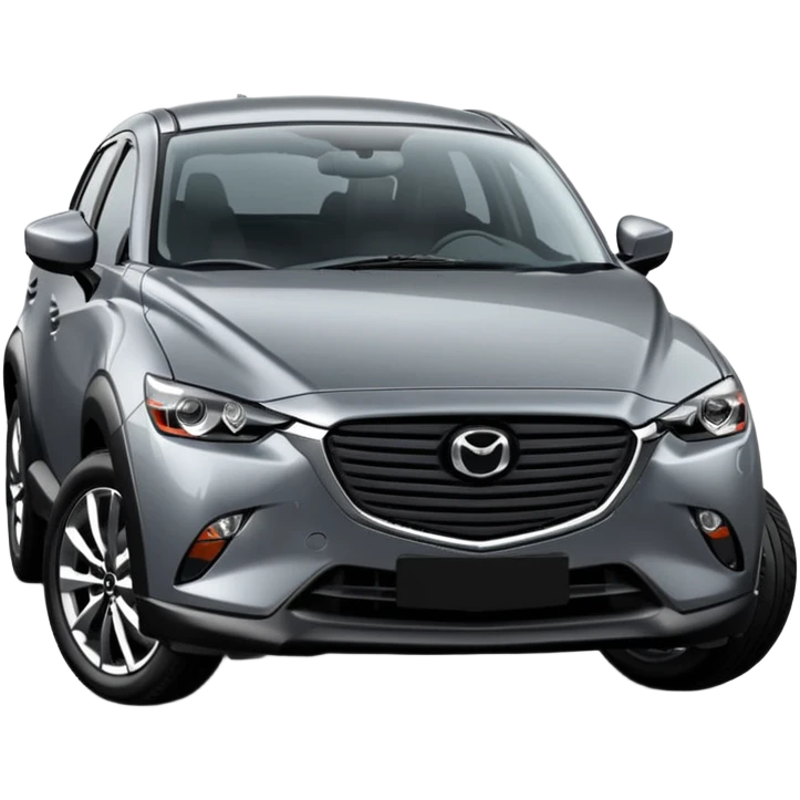 Metallic grey Mazda cx3 emoji