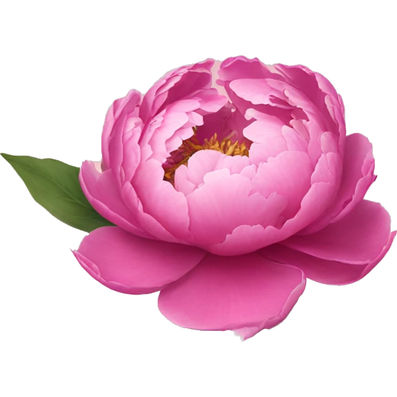 pink peonies emoji