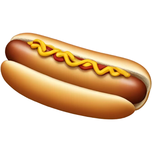Hot dog in shoes emoji