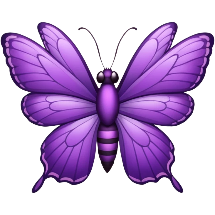 mariposa morada emoji