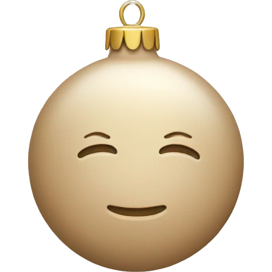 beige ornament emoji