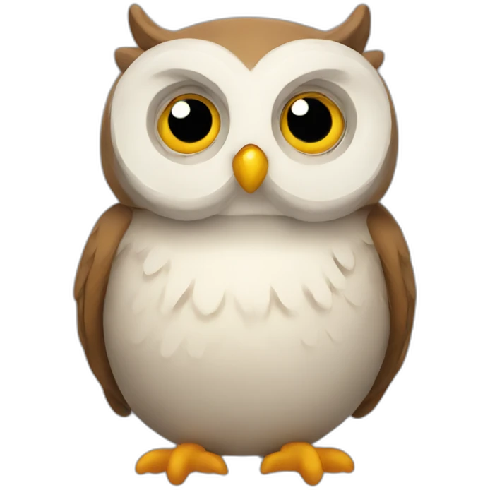 Fatter owl emoji