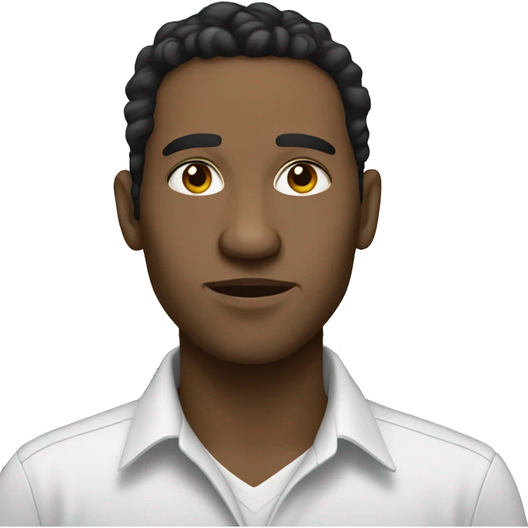 entrepreneur, white skin, black hair, thin emoji