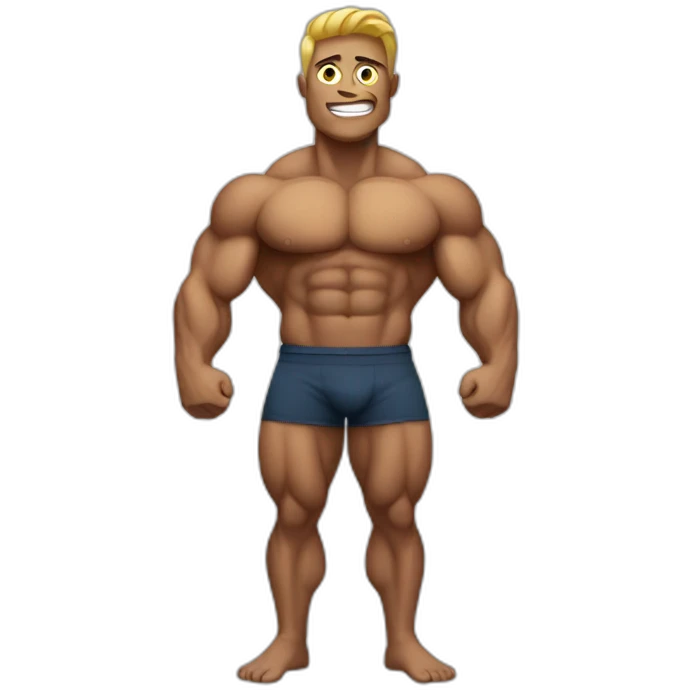 body builder emoji