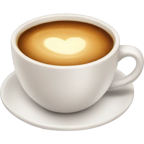 aesthetic cup of coffee emoji