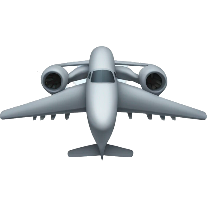 plane from front top emoji