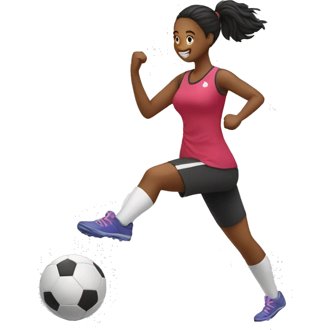 Mulher jogando bola  emoji