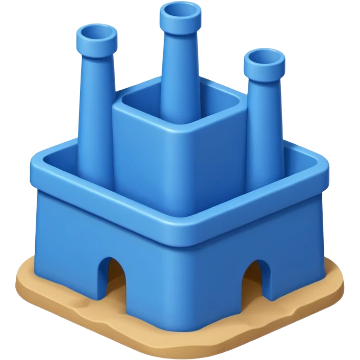 sandcastle mold emoji