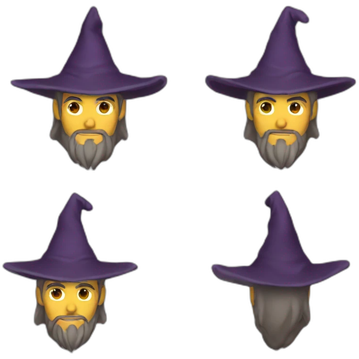 muscular-wizard-wearing-wizard-hat-and-robe emoji