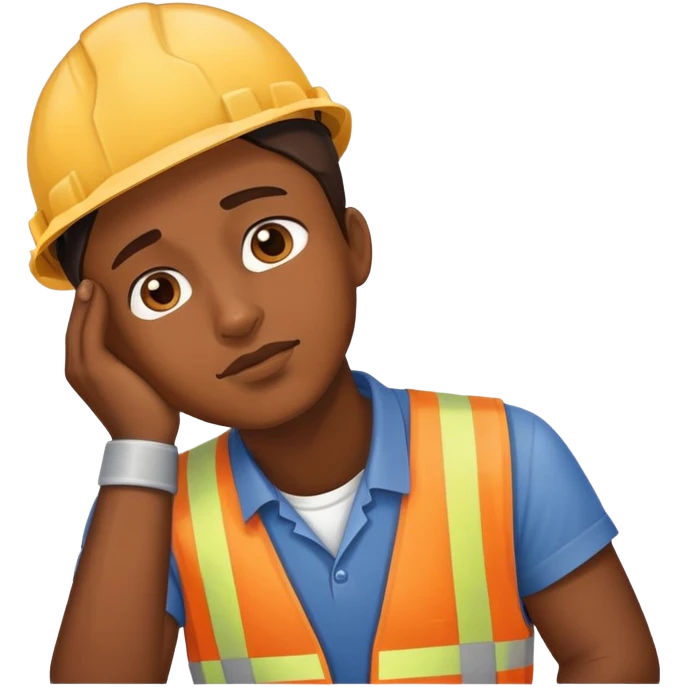 labour worker fainted emoji