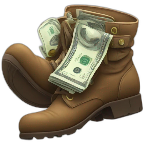 Money in the boot emoji