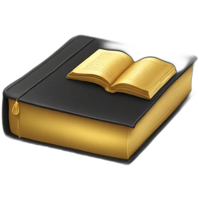 gold thick  bible emoji