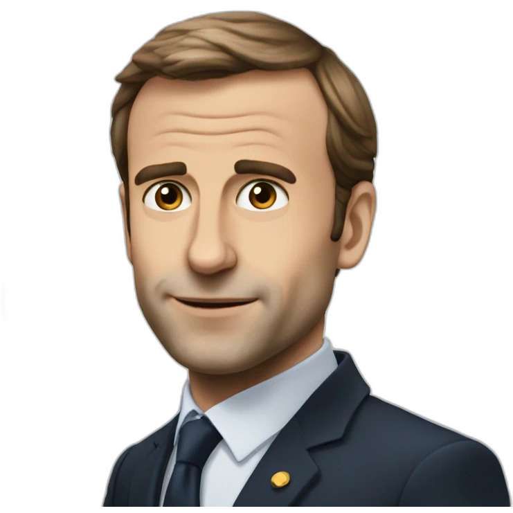 Macron avec melanchon  emoji