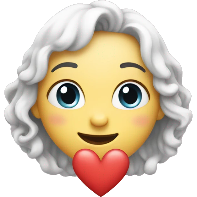 Cute heart emoji