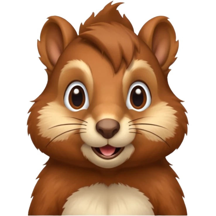 Crazy squirrel emoji