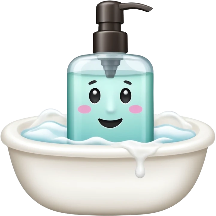 Soap and shampoo emoji