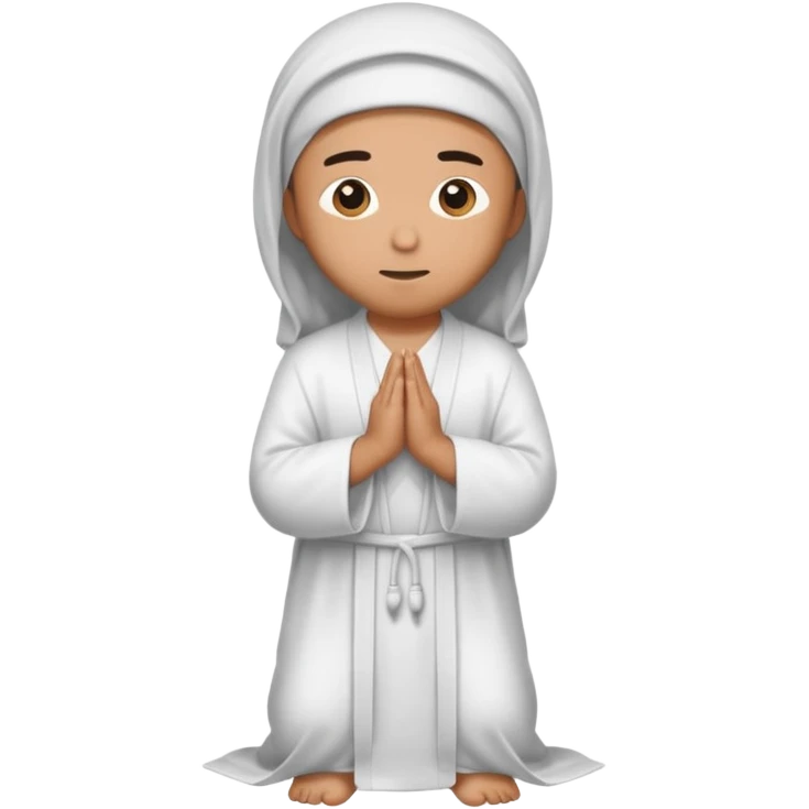 молящийся мусульманин в полный рост  emoji