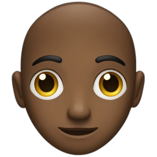 Ojo grande y ojo pequeño emoji