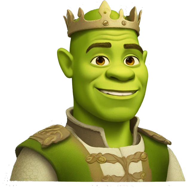 Prince shrek emoji
