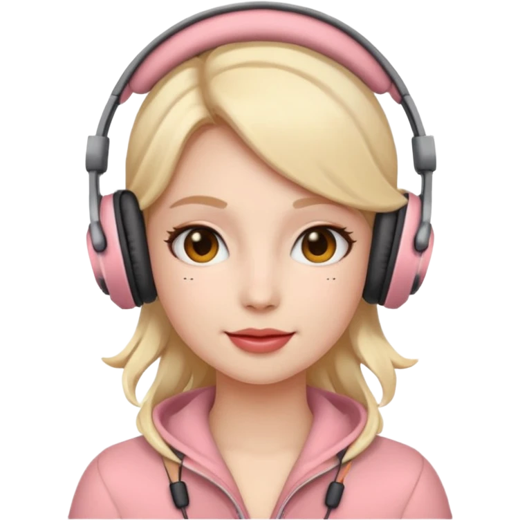 coquette emoji headphones emoji