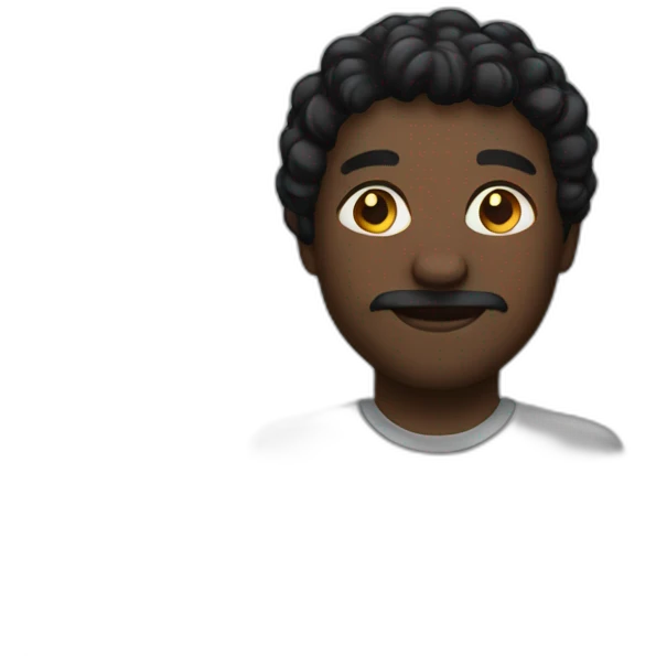 black dof emoji